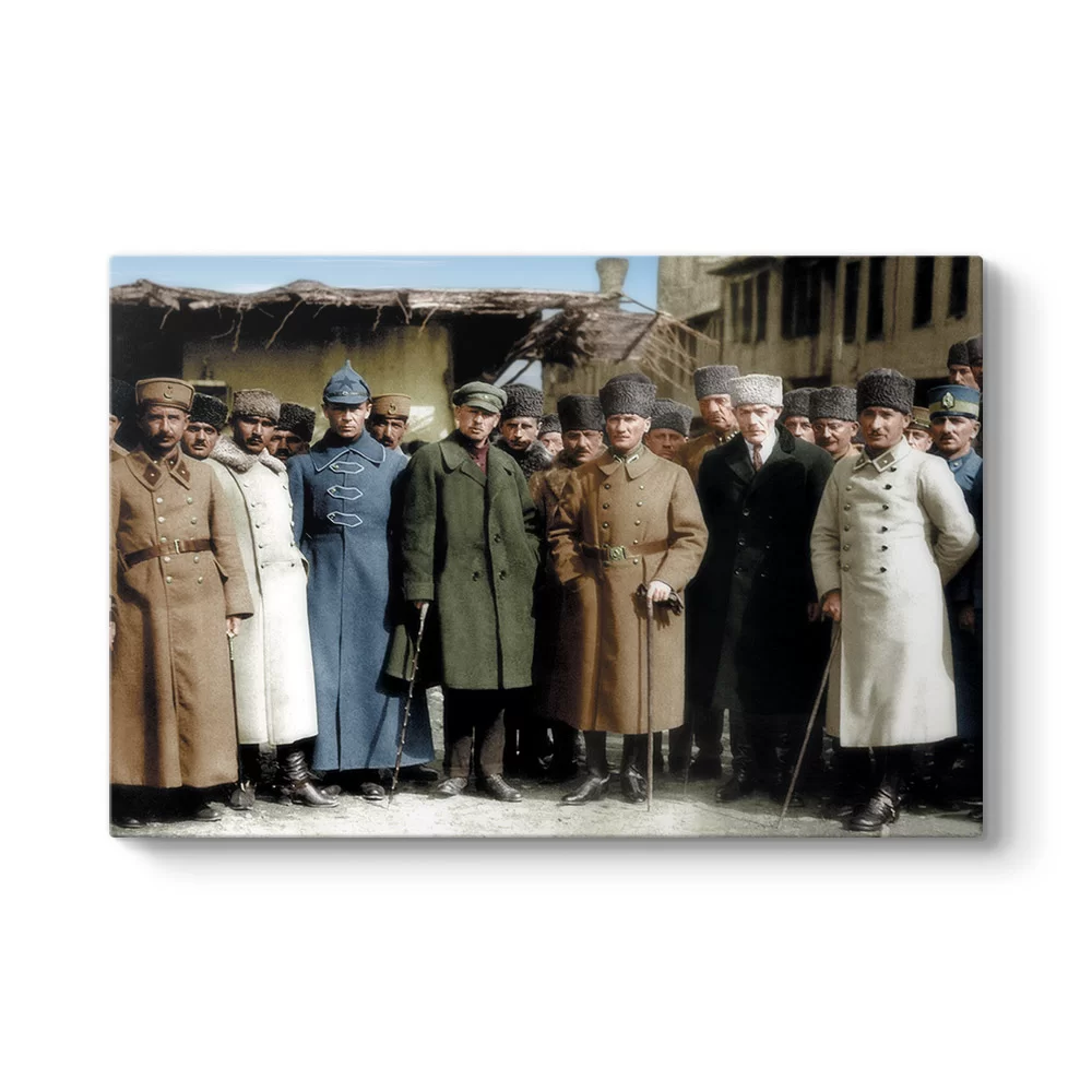 Atatürk Yabancı Devlet Adamları Tablosu - Model 1